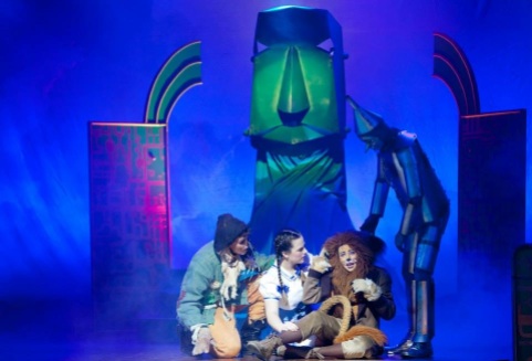 The Great Oz, Emerald City, Wizard Of Oz, Hart Theatre Company, St Leonards College. Photo by Grosveld Ink